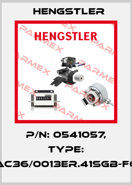 p/n: 0541057, Type: AC36/0013ER.41SGB-F0 Hengstler
