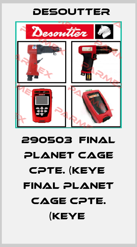 290503  FINAL PLANET CAGE CPTE. (KEYE  FINAL PLANET CAGE CPTE. (KEYE  Desoutter