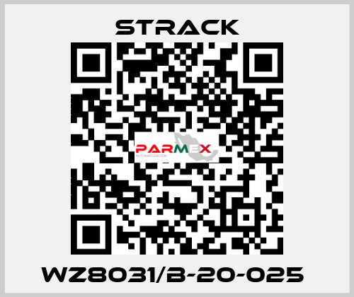 WZ8031/B-20-025  Strack