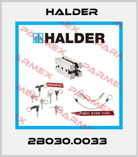 2B030.0033  Halder