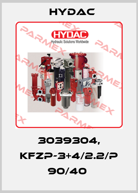 3039304, KFZP-3+4/2.2/P 90/40  Hydac