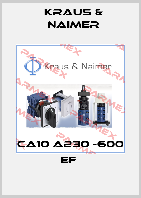 CA10 A230 -600 EF  Kraus & Naimer