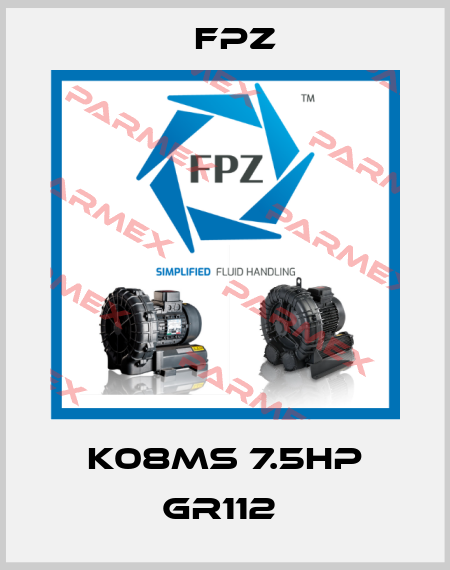 K08MS 7.5HP GR112  Fpz