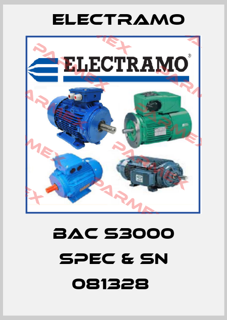 BAC S3000 spec & sn 081328  Electramo
