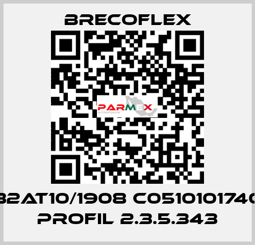 32AT10/1908 C0510101740 Profil 2.3.5.343 Brecoflex