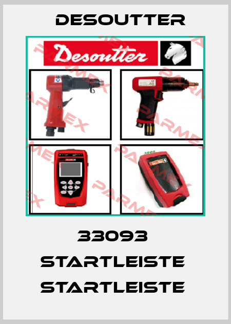 33093  STARTLEISTE  STARTLEISTE  Desoutter