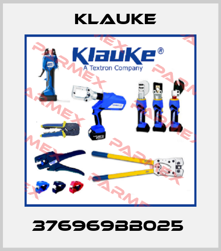 376969BB025  Klauke