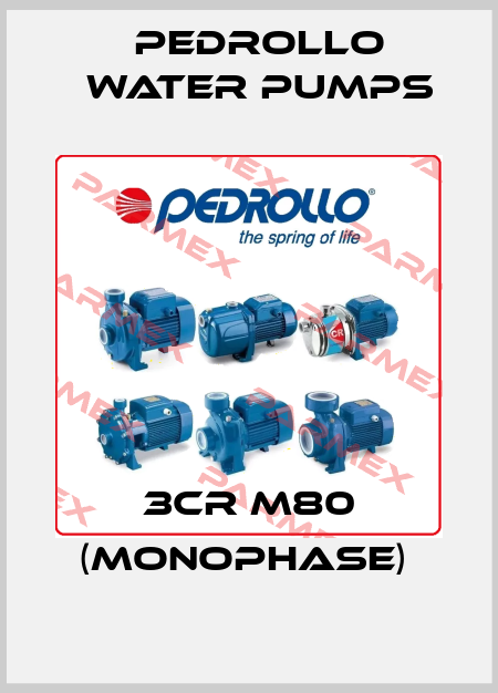 3CR M80 (MONOPHASE)  Pedrollo Water Pumps