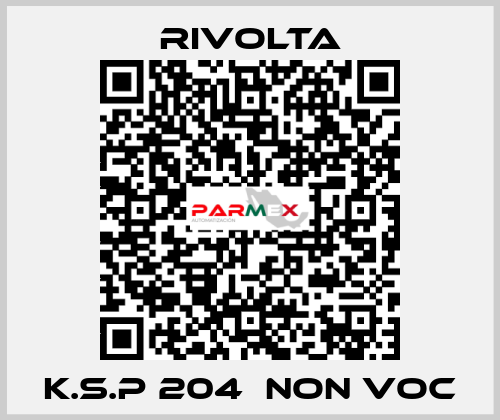 K.S.P 204  NON VOC Rivolta