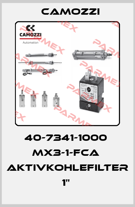 40-7341-1000  MX3-1-FCA  AKTIVKOHLEFILTER 1"  Camozzi