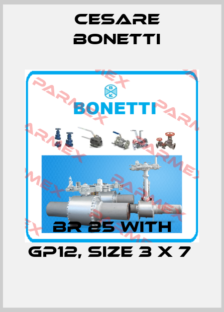 BR 25 WITH GP12, SIZE 3 X 7  Cesare Bonetti