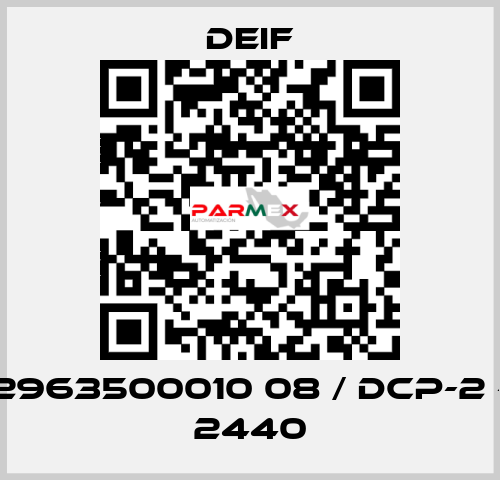 2963500010 08 / DCP-2 - 2440 Deif