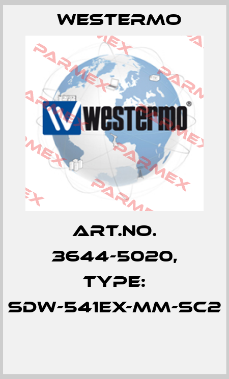Art.No. 3644-5020, Type: SDW-541EX-MM-SC2  Westermo