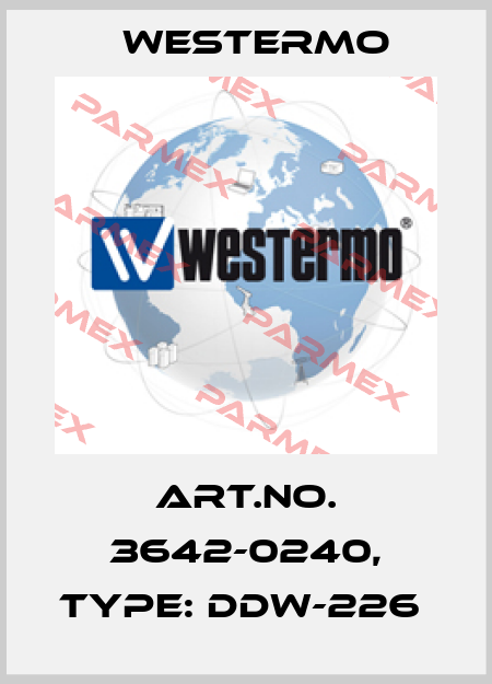 Art.No. 3642-0240, Type: DDW-226  Westermo
