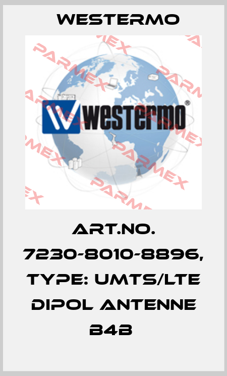 Art.No. 7230-8010-8896, Type: UMTS/LTE Dipol Antenne B4B  Westermo