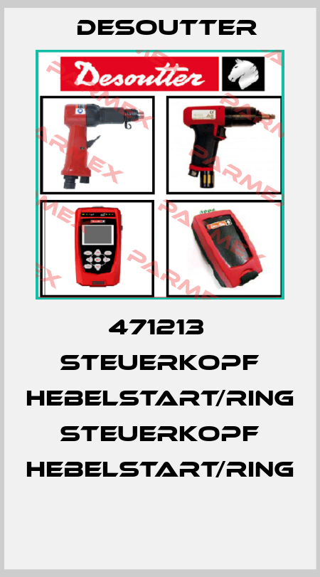 471213  STEUERKOPF HEBELSTART/RING  STEUERKOPF HEBELSTART/RING  Desoutter