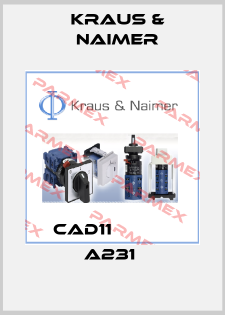 CAD11 СХЕМА A231  Kraus & Naimer