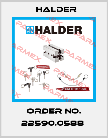 Order No. 22590.0588  Halder