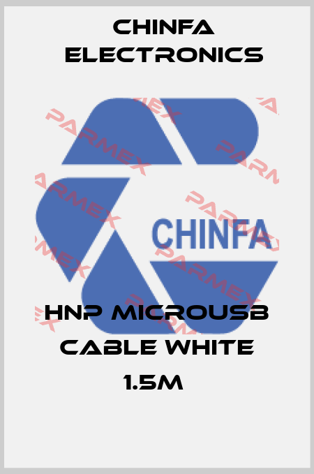 HNP MicroUSB cable white 1.5m  Chinfa Electronics