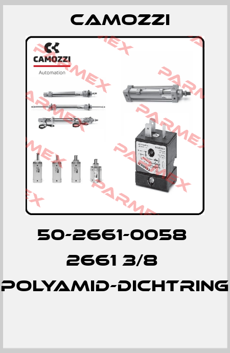 50-2661-0058  2661 3/8  POLYAMID-DICHTRING  Camozzi