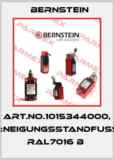 Art.No.1015344000, Type:NEIGUNGSSTANDFUßKPL. RAL7016 B  Bernstein