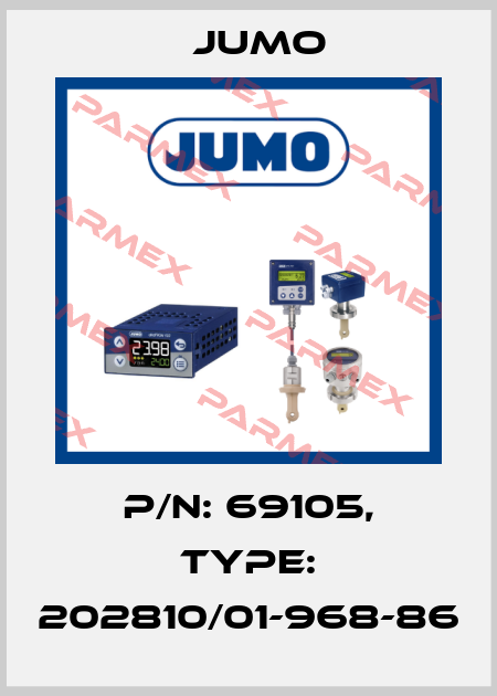 p/n: 69105, Type: 202810/01-968-86 Jumo