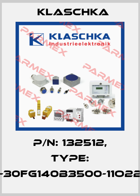 P/N: 132512, Type: AAD-30fg140b3500-11o22Se1C Klaschka