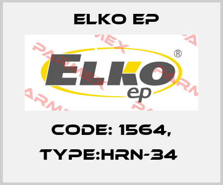 Code: 1564, Type:HRN-34  Elko EP