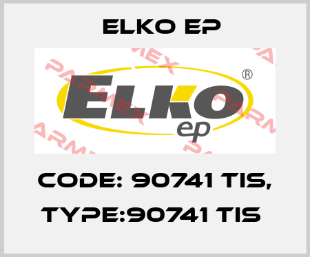 Code: 90741 TIS, Type:90741 TIS  Elko EP