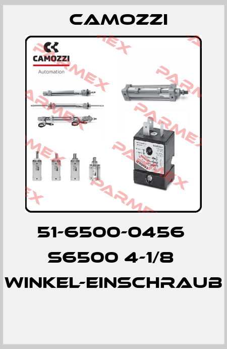 51-6500-0456  S6500 4-1/8  WINKEL-EINSCHRAUB  Camozzi
