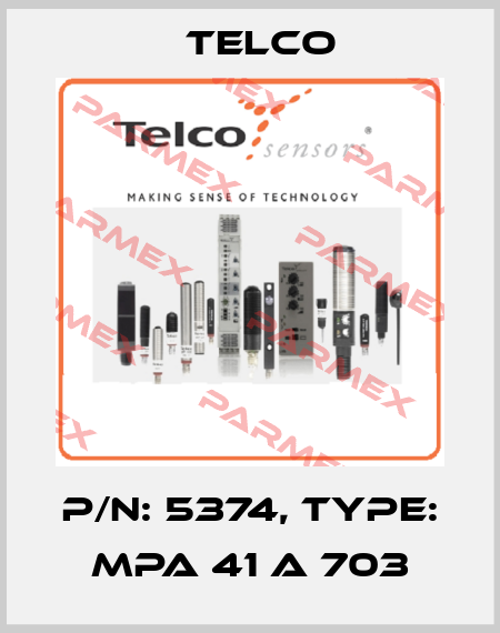 p/n: 5374, Type: MPA 41 A 703 Telco