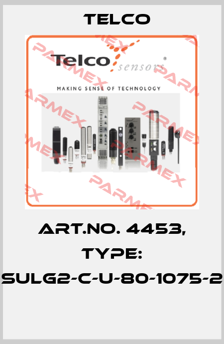 Art.No. 4453, Type: SULG2-C-U-80-1075-2  Telco