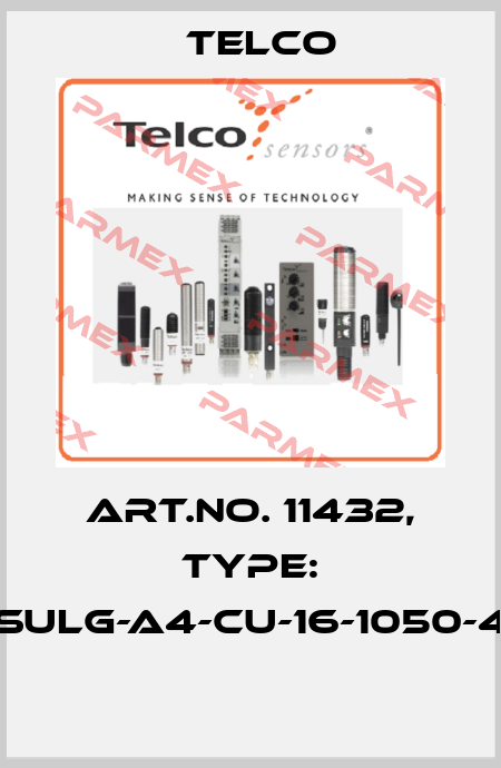 Art.No. 11432, Type: SULG-A4-CU-16-1050-4  Telco