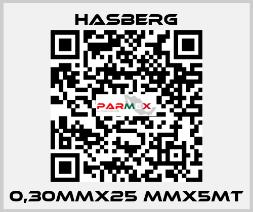 0,30MMX25 MMX5MT Hasberg