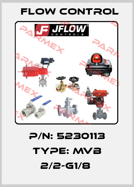 P/N: 5230113 Type: MVB 2/2-G1/8  Flow Control