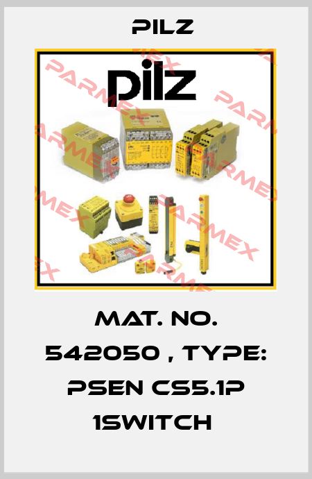 Mat. No. 542050 , Type: PSEN cs5.1p 1switch  Pilz