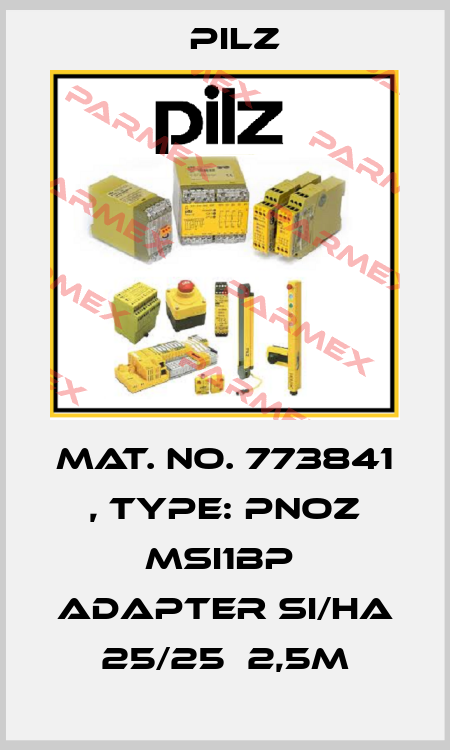 Mat. No. 773841 , Type: PNOZ msi1Bp  Adapter Si/Ha 25/25  2,5m Pilz