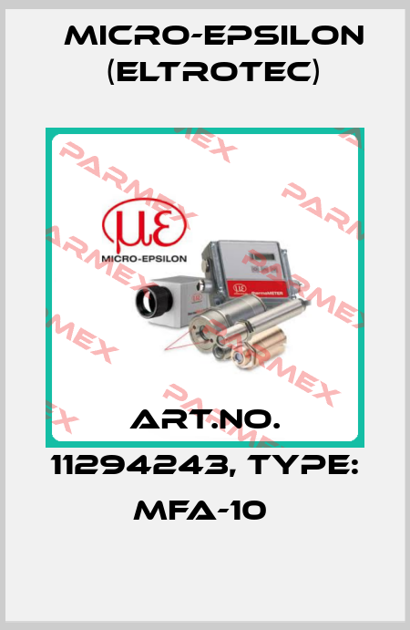Art.No. 11294243, Type: MFA-10  Micro-Epsilon (Eltrotec)