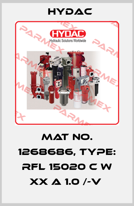 Mat No. 1268686, Type: RFL 15020 C W XX A 1.0 /-V  Hydac
