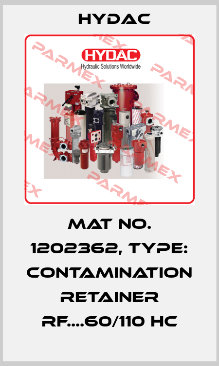 Mat No. 1202362, Type: CONTAMINATION RETAINER RF....60/110 HC Hydac