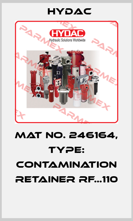 Mat No. 246164, Type: CONTAMINATION RETAINER RF...110  Hydac