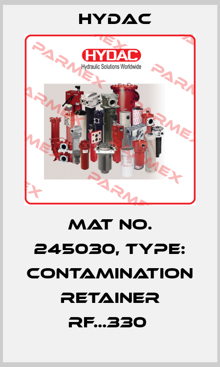 Mat No. 245030, Type: CONTAMINATION RETAINER RF...330  Hydac
