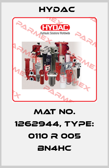 Mat No. 1262944, Type: 0110 R 005 BN4HC Hydac