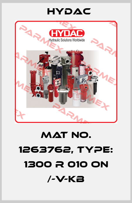 Mat No. 1263762, Type: 1300 R 010 ON /-V-KB Hydac