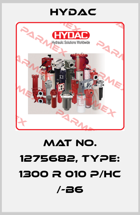 Mat No. 1275682, Type: 1300 R 010 P/HC /-B6 Hydac