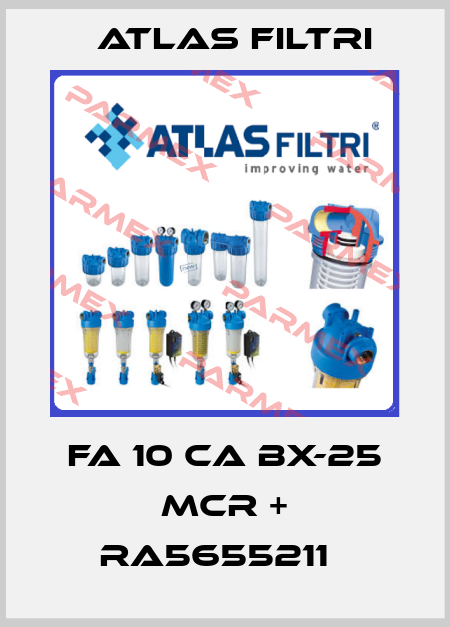 FA 10 CA BX-25 MCR + RA5655211   Atlas Filtri
