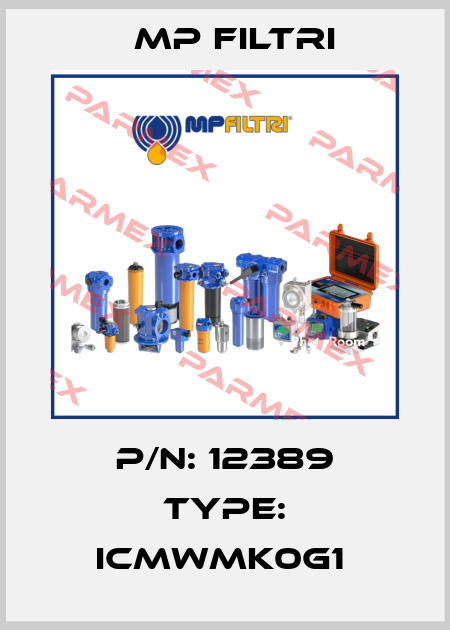 P/N: 12389 Type: ICMWMK0G1  MP Filtri