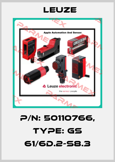 p/n: 50110766, Type: GS 61/6D.2-S8.3 Leuze
