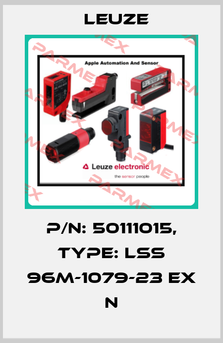 p/n: 50111015, Type: LSS 96M-1079-23 Ex n Leuze