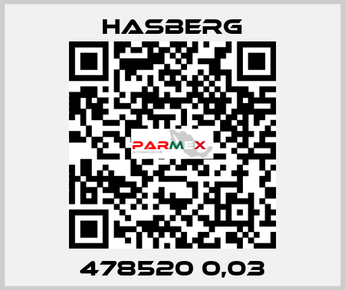 478520 0,03 Hasberg